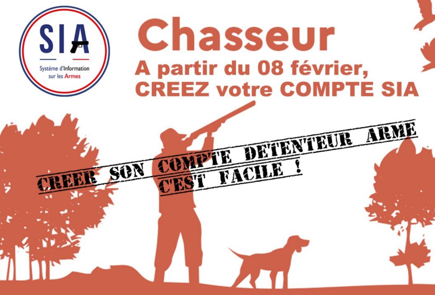 Compte SIA pour chasseurs