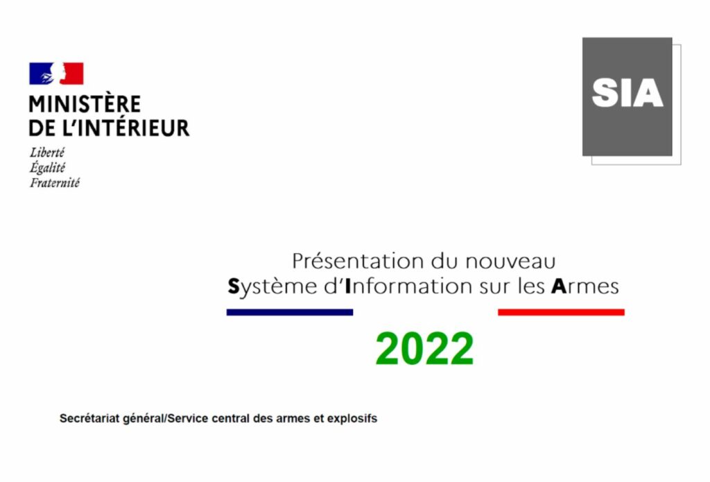 Présentation du nouveau SIA