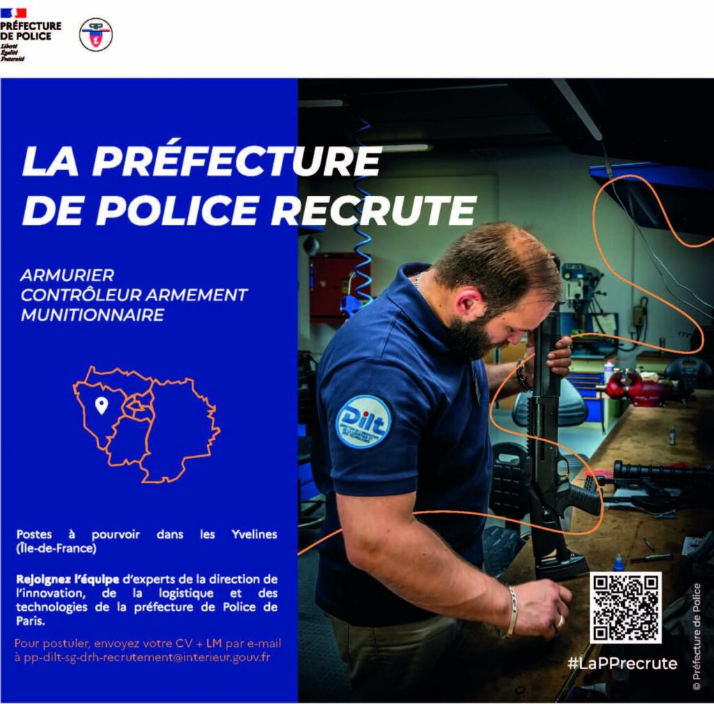 La Préfecture de Police recrute dans les Yvelines en Ile-de-Franc